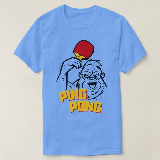 Pong Gorilla T-Shirt (Design vorne)