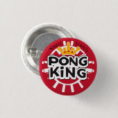Pong King Red Button (Vorne & Hinten)