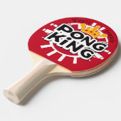 Pong King Red Tischtennis Schläger (Vorderseite)