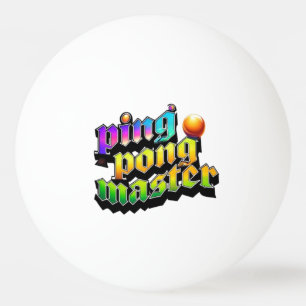 Pong-Meister Tischtennisball