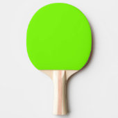 Pong Paddle / Bat - grün und gelb Tischtennis Schläger (Vorderseite)
