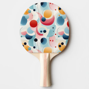 Pong Paddle Paddel für geometrische Art Tischtennis Schläger
