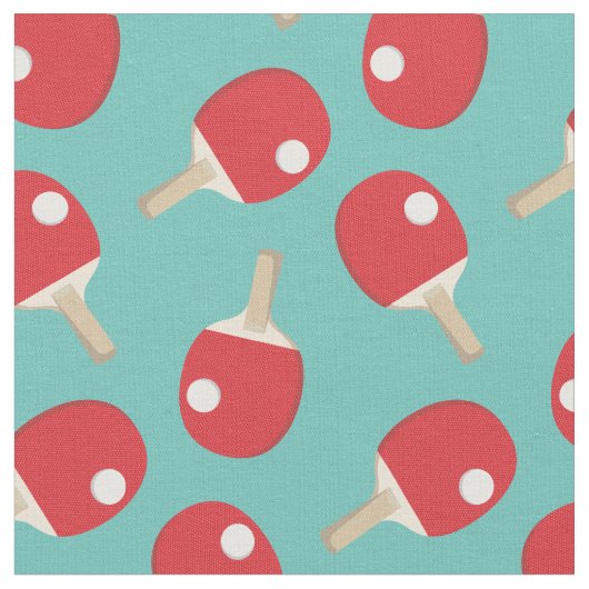 Pong Paddles Balls Games Stoff (Nahaufnahme)
