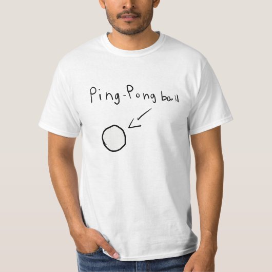 Pong Pong Ball T - Shirt (Vorderseite)
