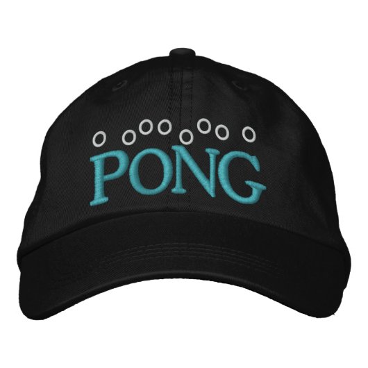 PONG - PONG BESTICKTE BASEBALLKAPPE (Vorderseite)