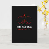 Pong Pong Sprichwort Funny Karte (Gelbe Blume)