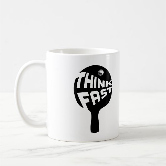 Pong Pong Think Fast Kaffeetasse (Links)