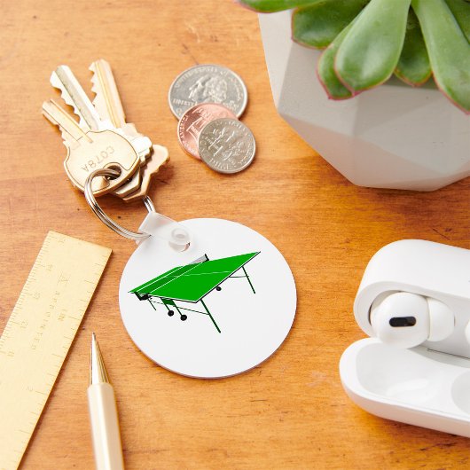 Pong-Tische Schlüsselanhänger