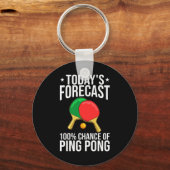Pong Tischtennis Balls Paddle Game Schlüsselanhänger (Vorderseite)