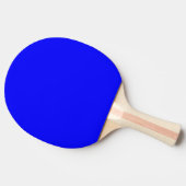 Pong / Tischtennis Bat/Paddle - blau Schläger (Seitenansicht)