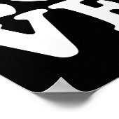 Pong Tischtennis Liebe Poster (Ecke)