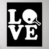 Pong Tischtennis Liebe Poster (Vorne)