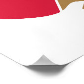 Pong Tischtennis Poster (Ecke)