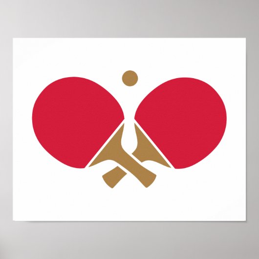 Pong Tischtennis Poster (Vorne)