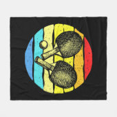 Pong Tischtennis Ristorante da Valentino Fleecedecke (Vorderseite (Horizontal))