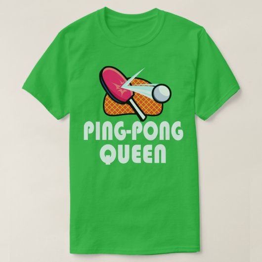 Pong Tischtennis Women Player T-Shirt (Design vorne)