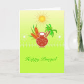 Pongal - indisches Südfestival Karte (Vorderseite)