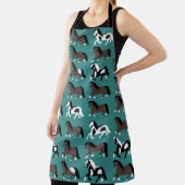 Ponies Allover Print Schürze (InSitu)