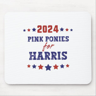Ponies for Kamala-harris 2024 Mousepad