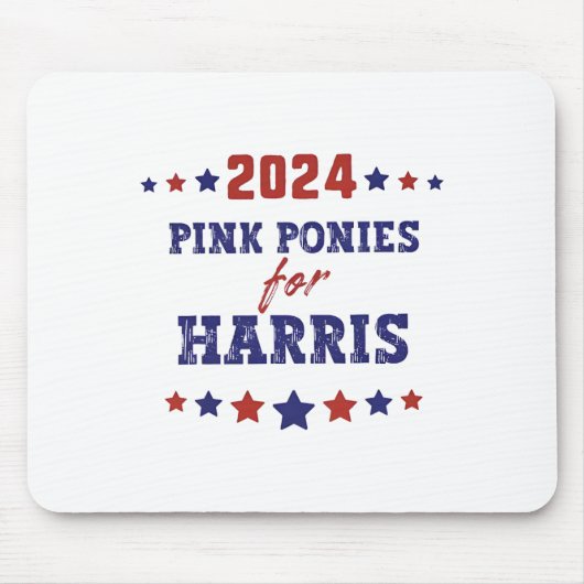Ponies for Kamala-harris 2024 Mousepad (Vorne)