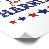 Ponies for Kamala-harris 2024 Poster (Ecke)