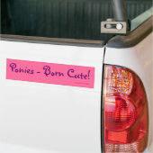 Ponies - Geboren Niedlich! Autoaufkleber (Auf Lkw)