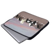 Ponies Neoprene Laptop Sleeve (Vorne Knopf)