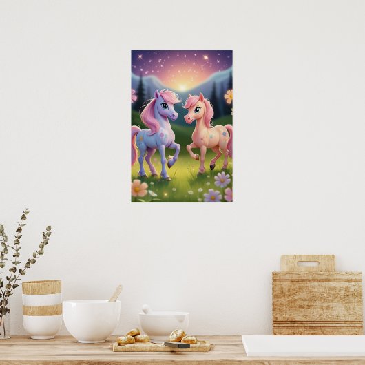 Ponies Poster (Küche)