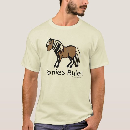 Ponies Rule! T-Shirt (Vorderseite)