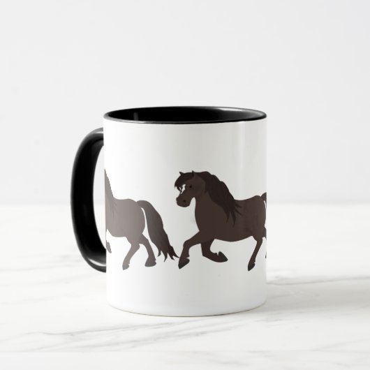 Ponies Tasse (Vorderseite Links)
