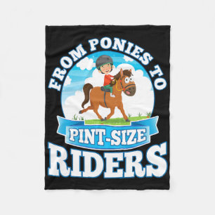 Ponies to Pint size Riders Artistic Riding Kids HO Fleecedecke