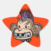 Ponkey Stern-Aufkleber (Vorderseite)