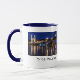 Pont a Mousson Panorama mit Moselle Souvenir Tasse