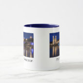 Pont a Mousson Panorama mit Moselle Souvenir Tasse (Zentrum)