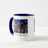 Pont a Mousson Panorama mit Moselle Souvenir Tasse (Vorderseite Links)