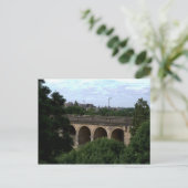 Pont Adolphe, Luxemburg Postkarte (Stehend Vorderseite)