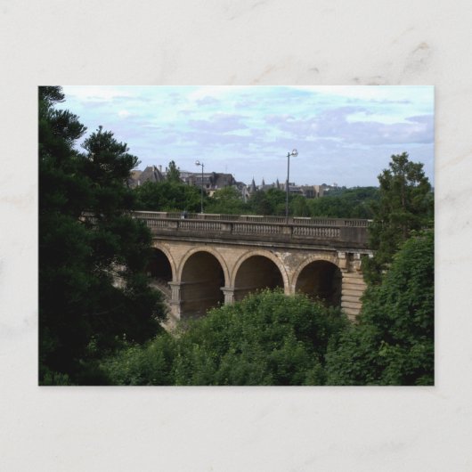 Pont Adolphe, Luxemburg Postkarte (Vorderseite)