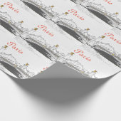 Pont Alexandre III auf der Seine-Fluss - Paris Fra Geschenkpapier (Ecke)