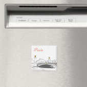 Pont Alexandre III auf der Seine-Fluss - Paris Fra Magnet (In Situ (Geschirrspüler))