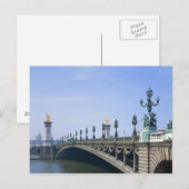 Pont Alexandre-III Bridge Postkarte (Vorne/Hinten)