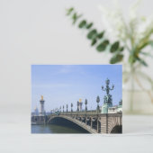 Pont Alexandre-III Bridge Postkarte (Stehend Vorderseite)