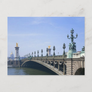 Pont Alexandre-III Bridge Postkarte