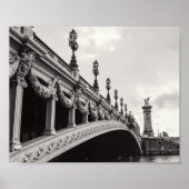 Pont Alexandre III Paris Bridge Poster Print (Vorne)