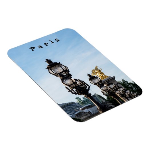 Pont Alexandre III - Paris, Frankreich Magnet (Rechte Seite)