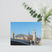 Pont Alexandre III und Grand Palais an einem sonni Postkarte (Stehend Vorderseite)