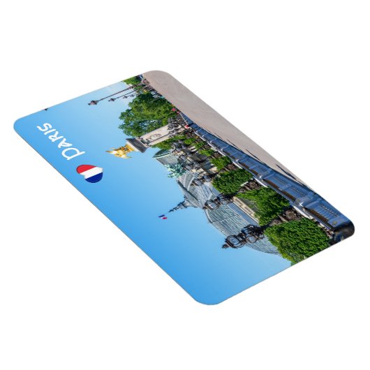 Pont Alexandre III und Grand Palais, Paris, Frankr Magnet (Rechte Seite)