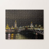 Pont Alexandre III und Ungültig in der Nacht - Par Puzzle (Horizontal)