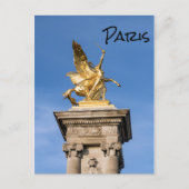 Pont Alexandre lll bridge - Paris, Frankreich Postkarte (Vorderseite)