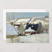 Pont-Aven unter dem Schnee | Paul Gauguin (Vorne/Hinten)