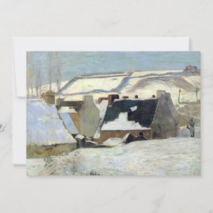 Pont-Aven unter dem Schnee   Paul Gauguin